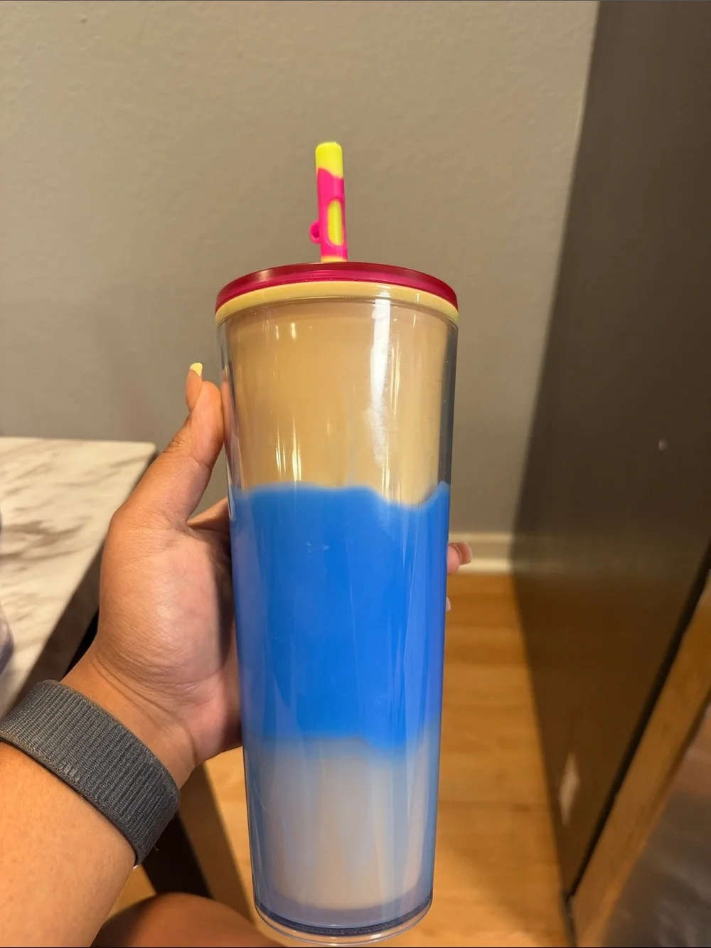 Starbucks 23 blue wave color changing 24oz